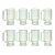 Textured Glass Beer Mugs by Anchor Hocking - Set of 8 For Sale