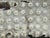 White Distressed White Embossed Tin Architectural Wall Panel, Vintage For Sale - Image 8 of 12