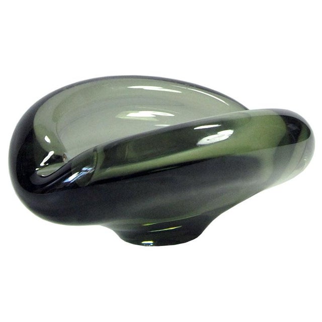 Glass Shell Ashtray by Per Lutken for Holmegaard, Denmark, 1960s For Sale - Image 10 of 10