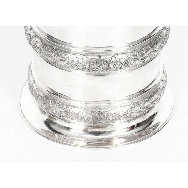 19th Century Silver Plate Drum Biscuit Box from Elkington & Co For Sale - Image 10 of 18