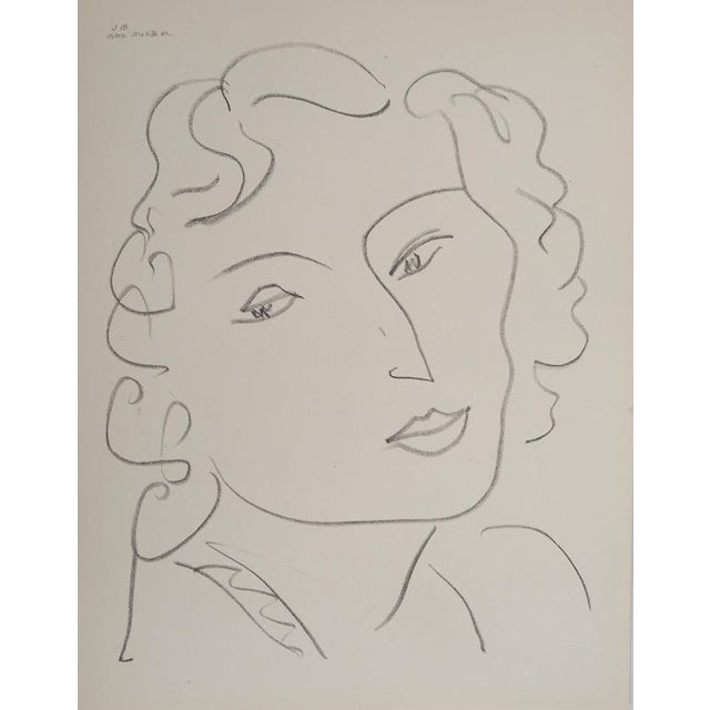 Henri Matisse, Young Girl with a Wry Smile, Lithograph For Sale - Image 5 of 5