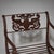 Brown Cast Iron Garden Chairs after Karl Friedrich Schinkel from Lauchhammer Foundry, 20th Century, Set of 2 For Sale - Image 8 of 10