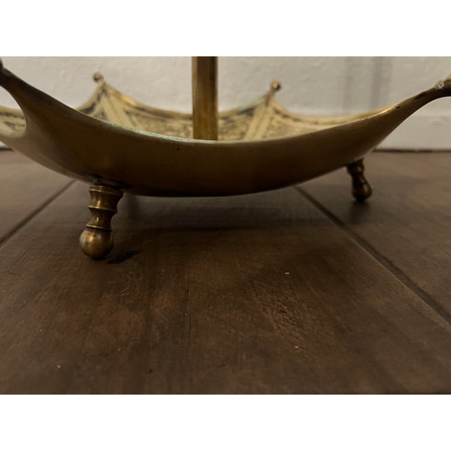 Vintage 1950s Brass Umbrella Stand For Sale In Dallas - Image 6 of 7