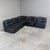 Black Leather Modular Sofa, 1970s, Set of 5 For Sale - Image 4 of 12