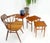 Mid-Century Modern Danish Mid-Century Modern Teak Nesting Side Occasional Tables - Set of 3 For Sale - Image 3 of 12