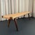 Mid-Century Modern Style Hand-Woven Rope Weave and Walnut Bench For Sale - Image 4 of 10