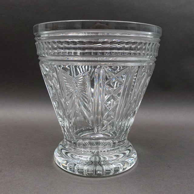 Mid-Century Modern Mid 20th Century Waterford Crystal Millenium 5 Five Toasts Large Champagne Ice Bucket For Sale - Image 3 of 9