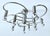 Large Vintage Helix Ceiling Light from Cosack For Sale - Image 11 of 15