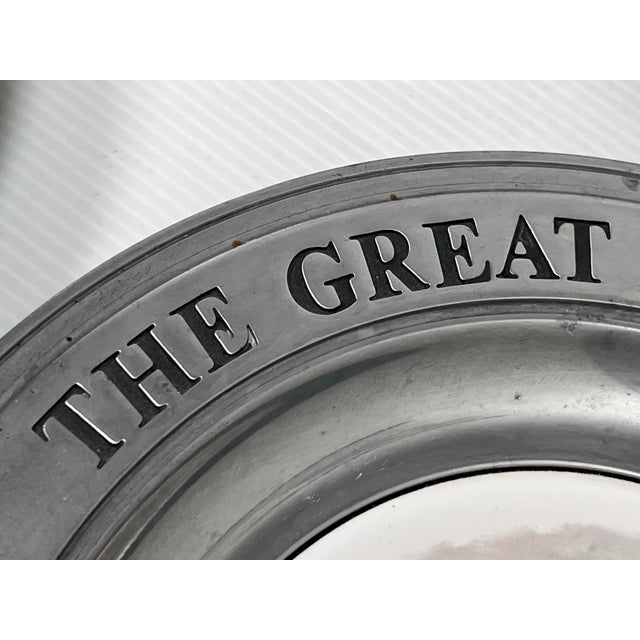 Silver 200 Year Anniversary the Great American Revolution Pewter Plates, Set of Six For Sale - Image 8 of 12