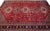 1960s 1960s Vintage Persian Shiraz Handmade Red Medallion Wool Rug For Sale - Image 5 of 7