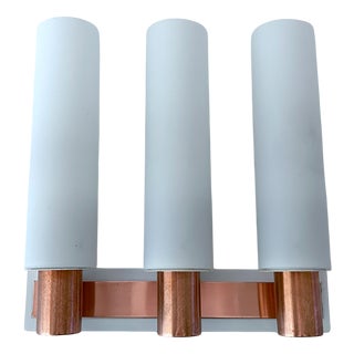 Vintage Sconce in Glass from Kaiser, 1960s For Sale