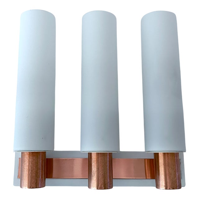 Vintage Sconce in Glass from Kaiser, 1960s For Sale