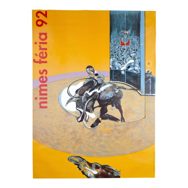 Francis Bacon Feria Nimes 1969/1992 Original Serigraphie Large For Sale