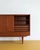 Mid-Century Modern Danish Teak Sideboard with Sliding Doors and Open Compartment, 1960s For Sale - Image 3 of 4