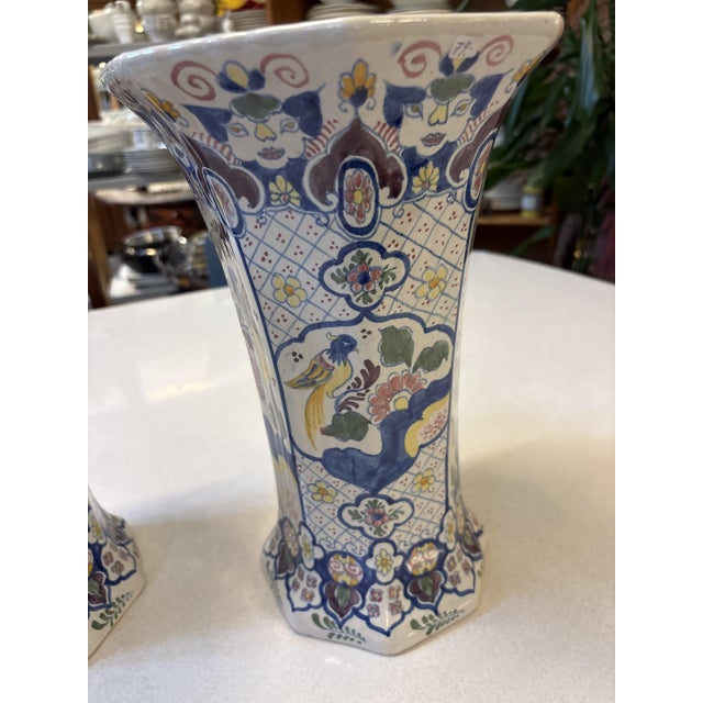 Vases in Porcelain from the Greek A, Set of 2 For Sale - Image 10 of 18