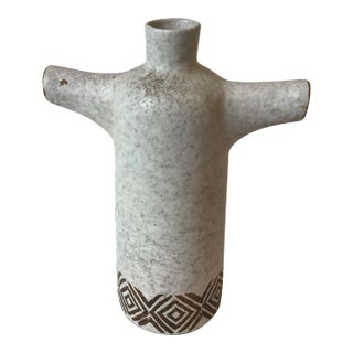 1960s Italian Ceramic Body Vase For Sale