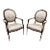 Henredo Schoonbeck Colllection Pair Louis XV Style Carved Armchairs For Sale