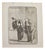 Mon Chere Confrere, Honore Daumier, Circa 1855, Lithograph Signed Under Glass from the Series Le Gens Du Justice For Sale