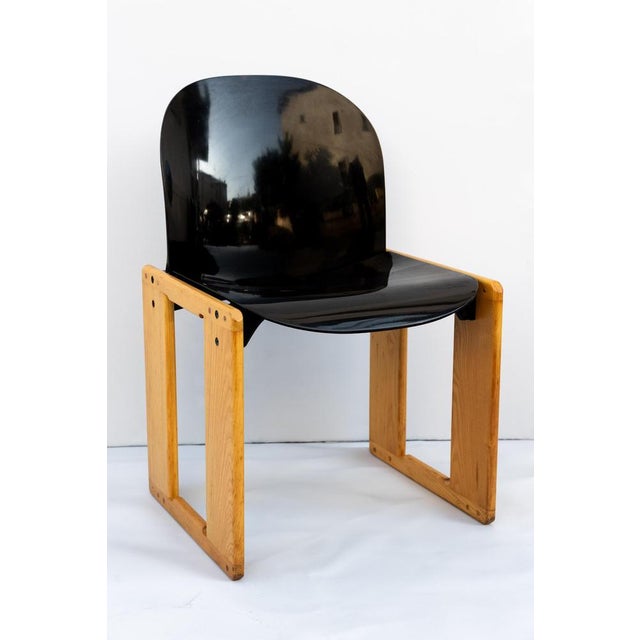 "dialogo" chairs by afra & tobia scarpa for b&b italia, made in italy, 1970. Set of four "dialogo" chairs designed by afra...