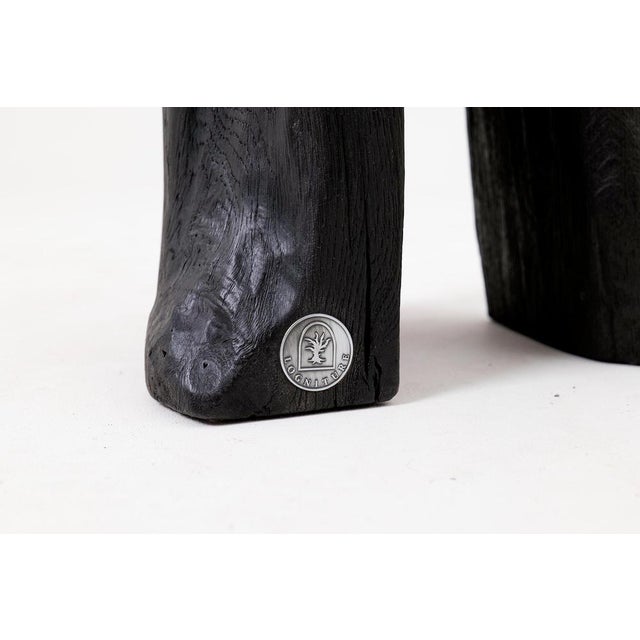 Sculptural Hardwood Stool For Sale - Image 13 of 14