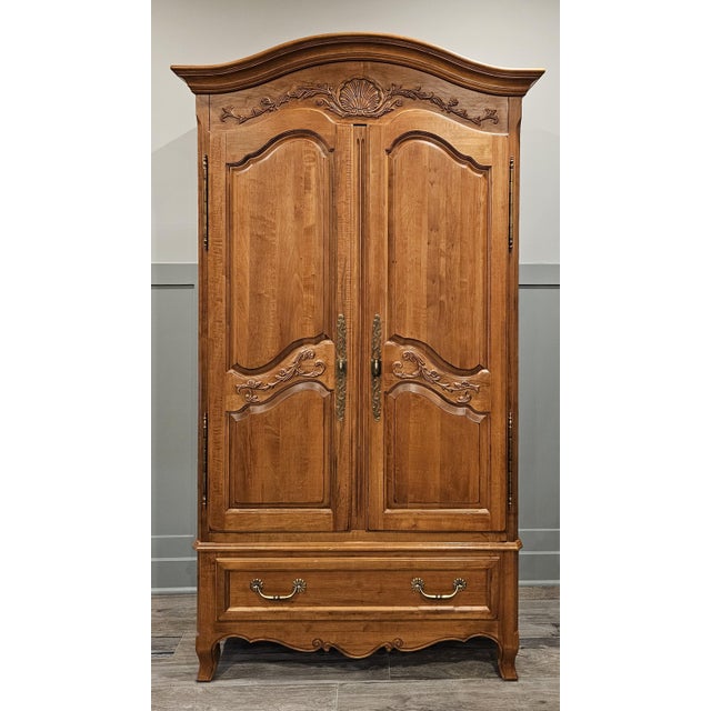 Legacy Armoire ~ Country French Wardrobe by Ethan Allen Inspired by the grace and charm of 18th- and 19th-century European...