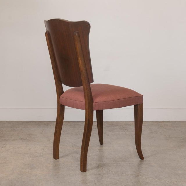 1920s 1920s French Scalloped Walnut Chair For Sale - Image 5 of 18