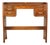 Mid Century Modern Six Drawer Oak Office Desk For Sale