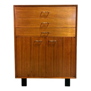 George Nelson for Herman Miller High Boy Dresser in Walnut For Sale
