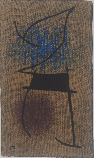 Joan Miro, Woman in Blue, Lithograph