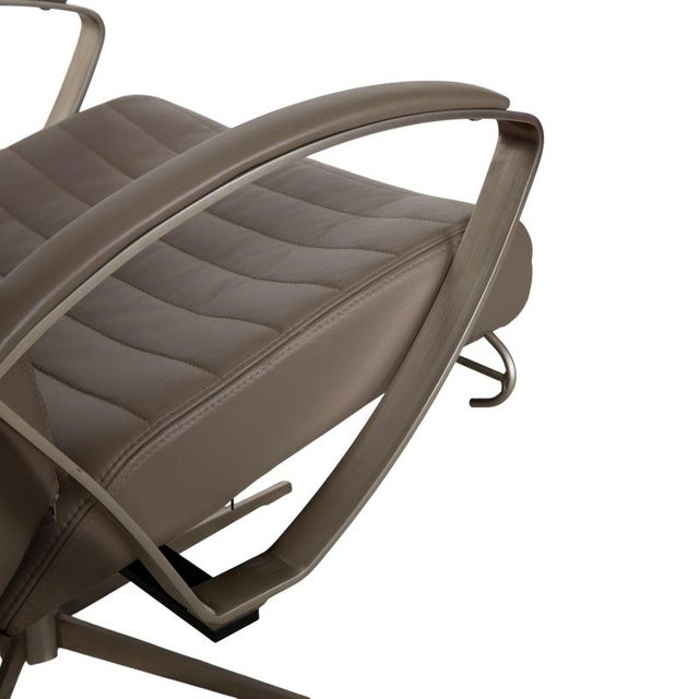 Green Wing Armchair in Leather from BoConcept For Sale - Image 8 of 16