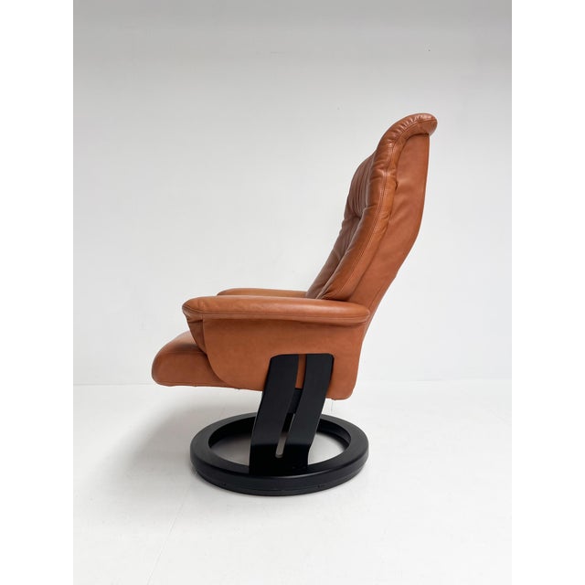 Relax Chair with Ottoman by Hjort Knudsen, 1990s For Sale - Image 11 of 18