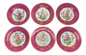 19th Century Chinoiserie Plates - Set of 6