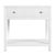 Spritely Home Accent Furniture Nora 30 in. W Rectangular Wood 1 Drawer Wide Nightstand with Lower Open Shelf, White For Sale - Image 4 of 8