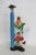This highly charming Large Clown Figurine is made out of art glass. This adorable glass clown is posed standing by a tall...