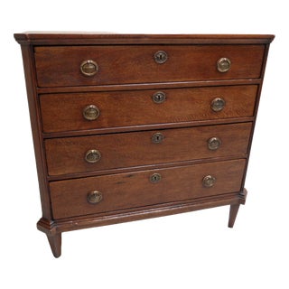 Dutch Chest of Drawers in Oak For Sale