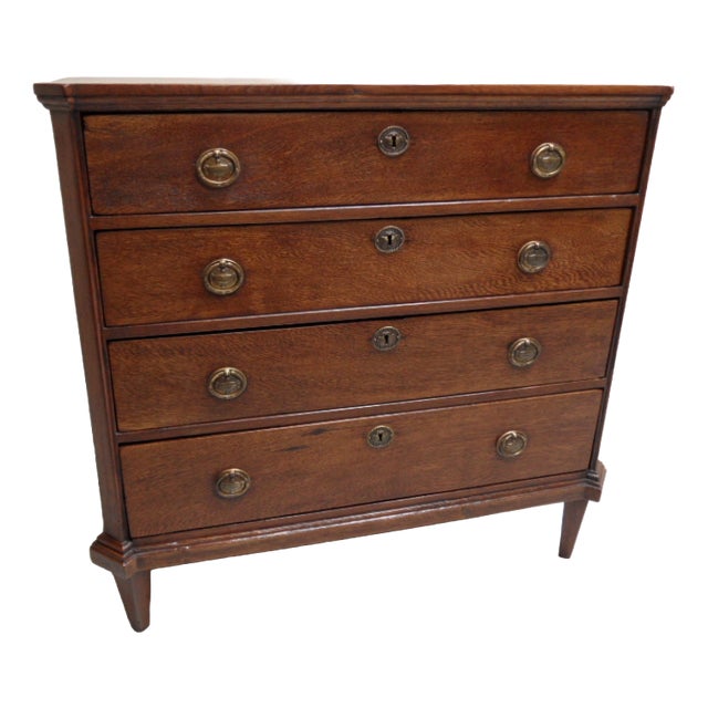 Dutch Chest of Drawers in Oak For Sale