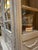 Light Gray Late 19th Century Painted French 2 Piece Cabinet. Cabinet Has Pegs That Go in to Bottom Piece For Sale - Image 8 of 9