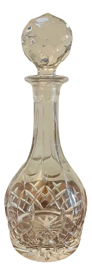 Victorian Cut Glass Decanter, 1880s