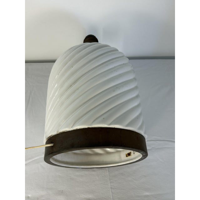 Metal Vintage Table Lamp by Tommaso Barbi, 1970s For Sale - Image 7 of 12