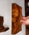 Wood Pair of Vintage Mid-Century Hand-Carved Wooden Wall Shelves Features an Ornate, Deeply Detailed Scalloped Shell Design With a Rich, Warm Wood Finish. For Sale - Image 7 of 15