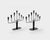Seven-Arm Candelabras by Gunnar Ander for Ystad Metall, Sweden, 1950s, Set of 2 For Sale - Image 13 of 13