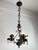 Mid-Century Brutalist Iron and Glass Chandelier, 1960s For Sale - Image 14 of 15