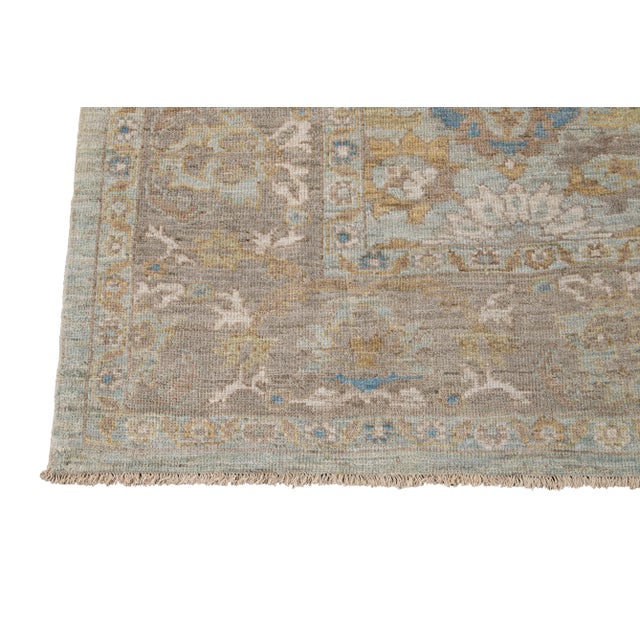 21st Century Modern Sultanabad Wool Rug 9'x12' For Sale - Image 9 of 12