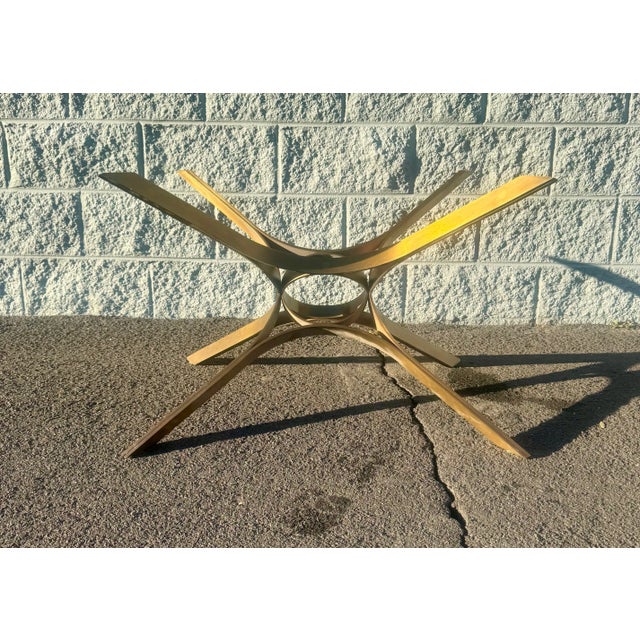 Metal Roger Sprunger for Dunbar Sculptural Bronze Coffee Table For Sale - Image 7 of 7