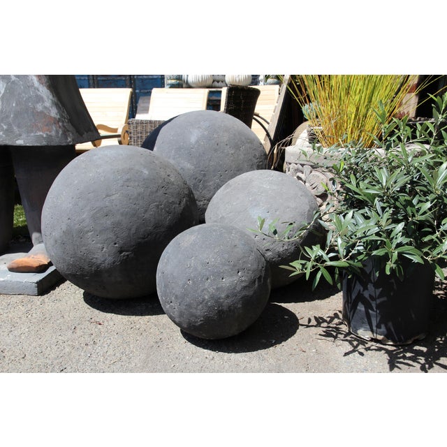 Cement Garden Sphere Large Chairish