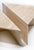 Italian Vintage Solid Travertine Sculptural Coffee Table For Sale - Image 4 of 6