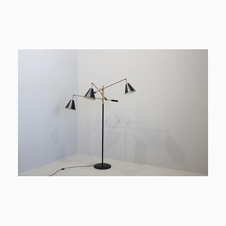 Triennale Floor Lamp by Angello Lelii for Arredoluce, 1950 For Sale - Image 15 of 15