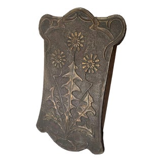 Art Nouveau Repoussé Copper Key Box, 1890s For Sale