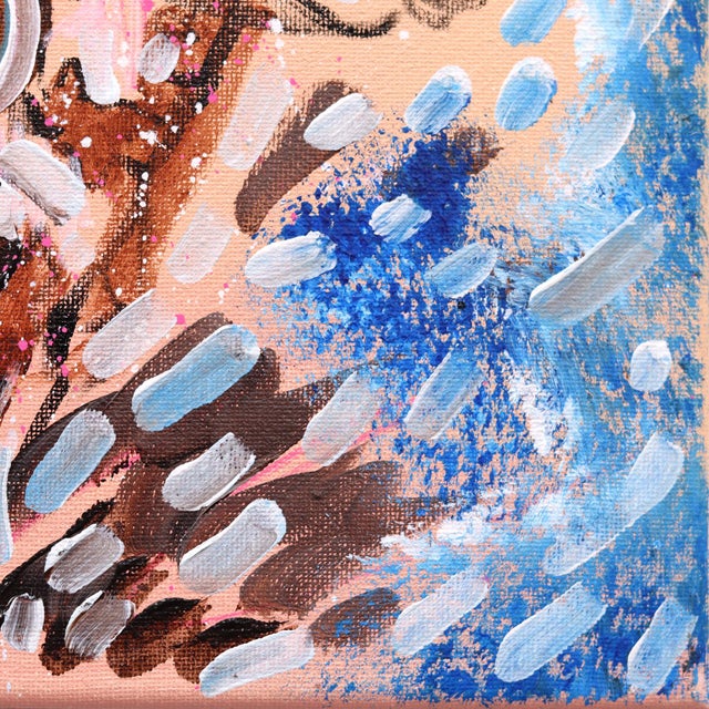 2020s Echo Rider - Original Western Cowgirl Acrylic Painting on Canvas by Jesse Black For Sale - Image 5 of 9
