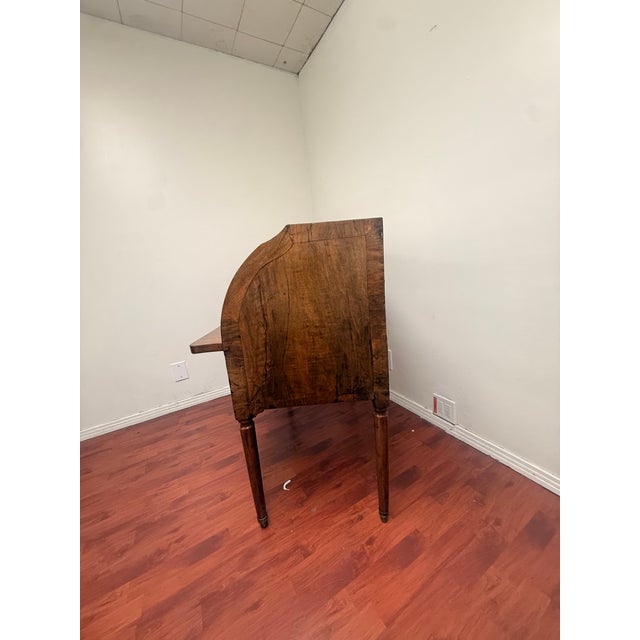 French 1700s Roll top cylinder desk with matched cherry finish and original brasses 38.5"W x 20.5" D x 41.5" H Excellent...